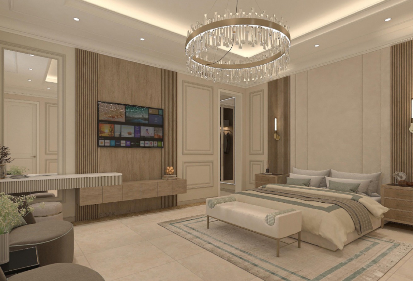 Luxury 8+BR Villa | 2 Majlis + Pool | Near Finish